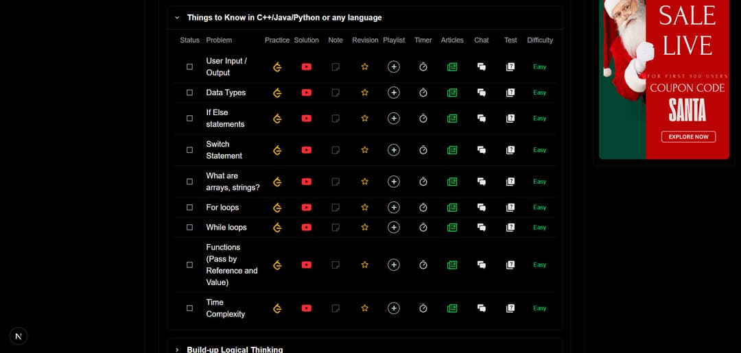 Problem Solving Interface